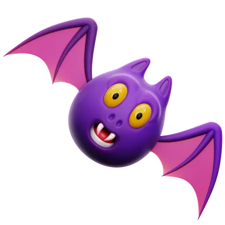 Bat  3D Icon