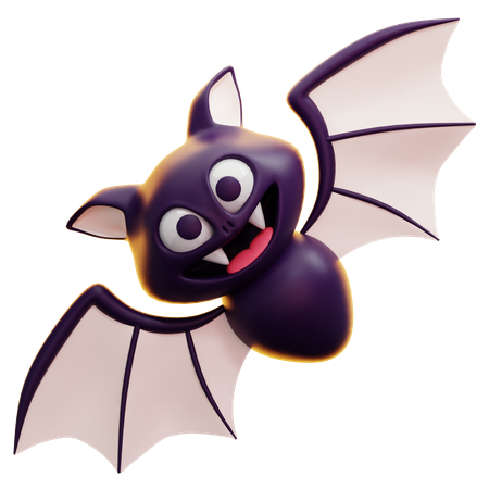 Bat  3D Icon