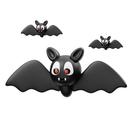 Bat  3D Icon