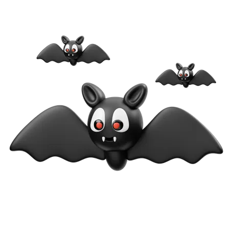 Bat  3D Icon