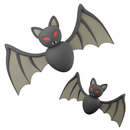 Bat  3D Icon