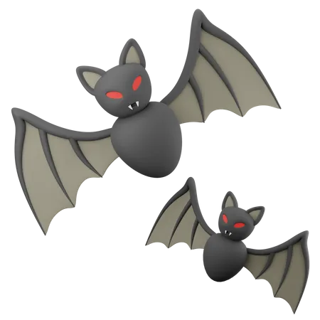 Bat  3D Icon