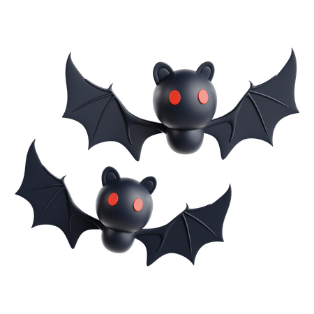 Bat  3D Icon