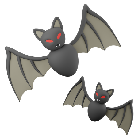 Bat  3D Icon