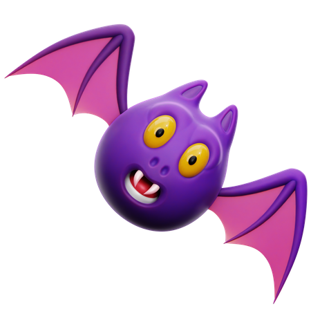 Bat  3D Icon