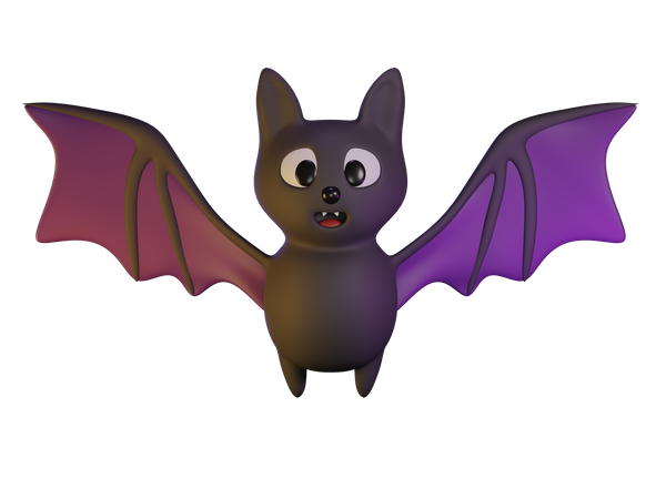 Bat  3D Icon