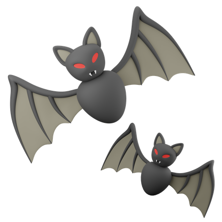 Bat 3D Icon