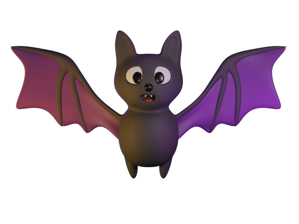 Bat  3D Icon