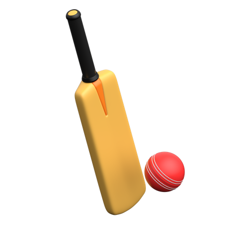 Bat And Ball  3D Icon