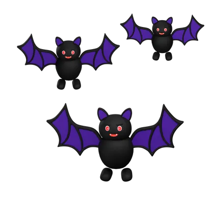 Bat Eyes Halloween D  3D Icon