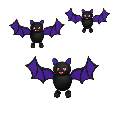 Bat Eyes Halloween D 3D Icon