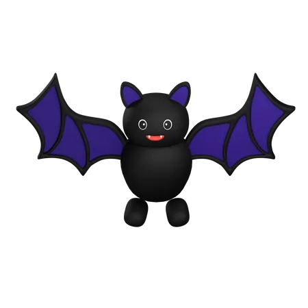 Bat Halloween 3D Icon