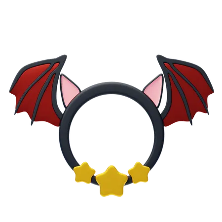 Bat Shape Animal Frame  3D Icon