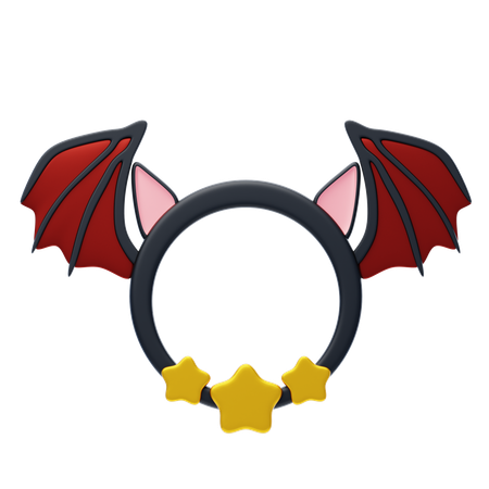 Bat Shape Animal Frame  3D Icon