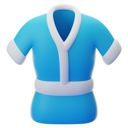 Bata de baño  3D Icon
