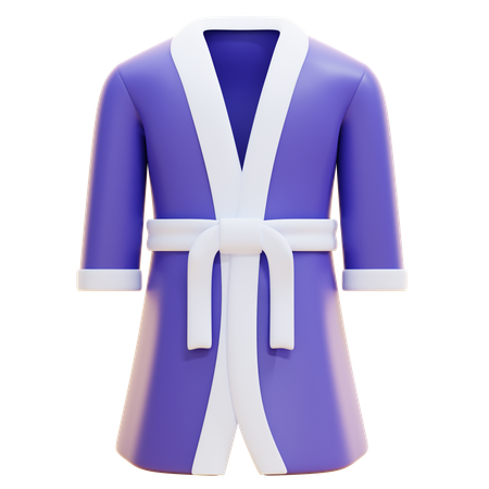 Bata de baño  3D Icon