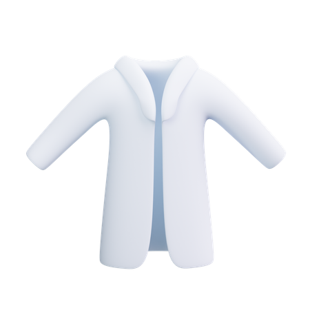 Bata de laboratorio  3D Icon