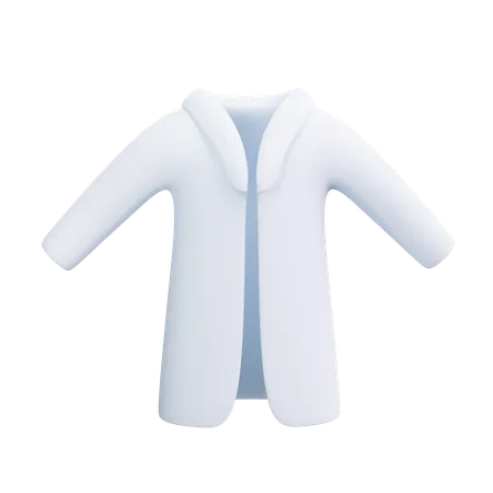 Bata de laboratorio  3D Icon