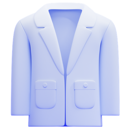 Bata de laboratorio  3D Icon