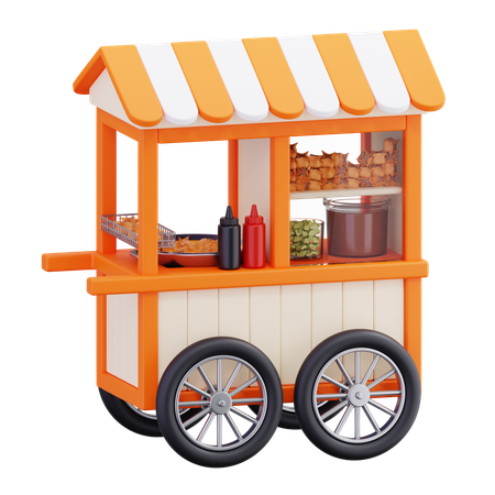 Batagor Stall  3D Icon