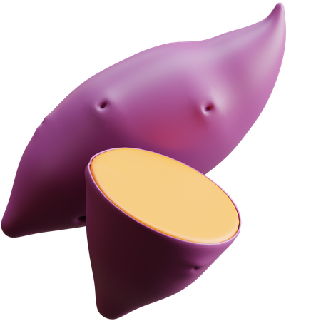 Batata doce  3D Icon