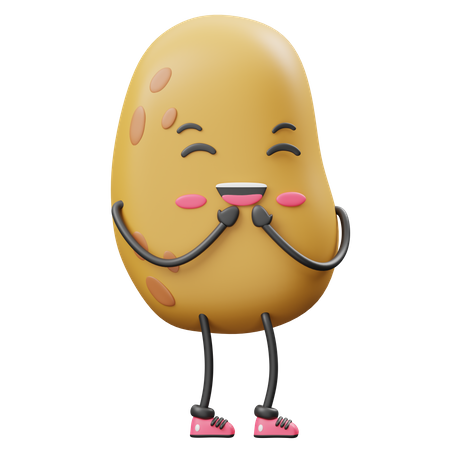 Batata sorridente  3D Icon