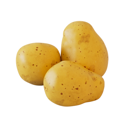 Batatas  3D Illustration