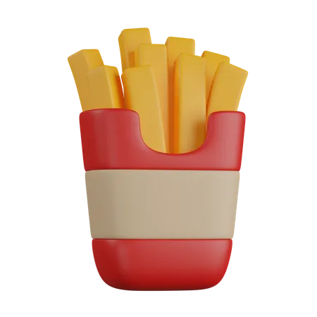 Fritas  3D Icon