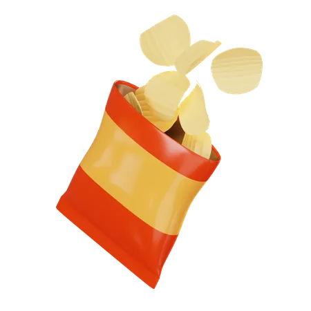 Batata frita  3D Icon