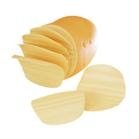 Batata frita  3D Icon