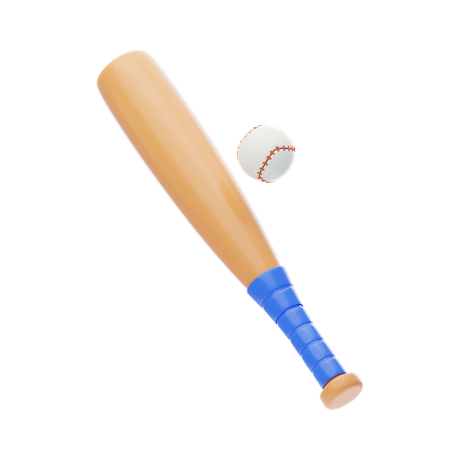 Bate de béisbol  3D Icon