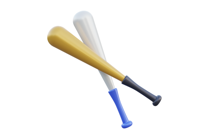 Bate de béisbol  3D Icon