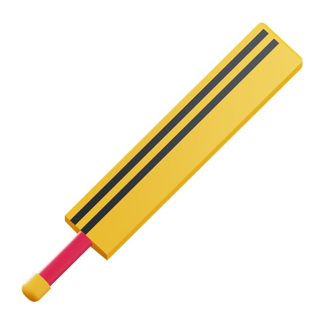 Bate de cricket  3D Icon