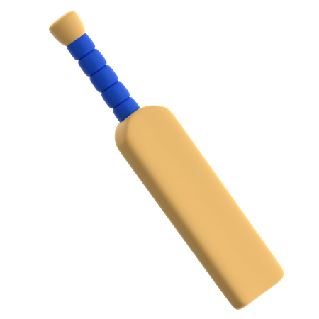 Bate de cricket  3D Icon