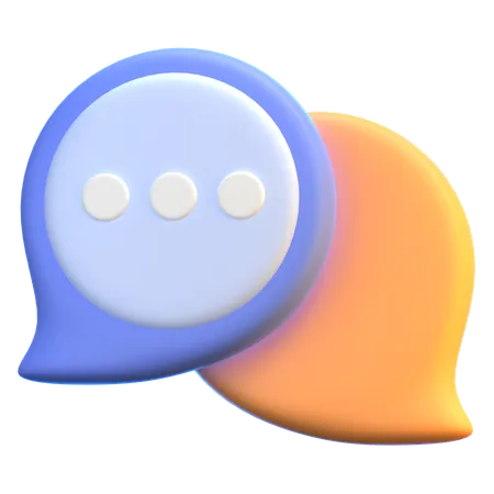 Bater papo  3D Icon