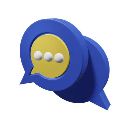 Bater papo  3D Icon