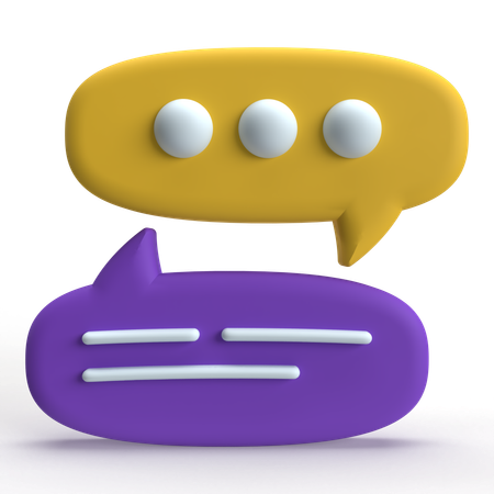 Bater papo  3D Icon