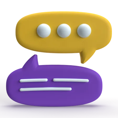 Bater papo  3D Icon