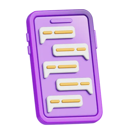 Bater papo  3D Icon