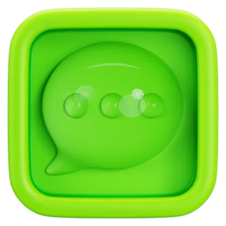 Bater papo  3D Icon