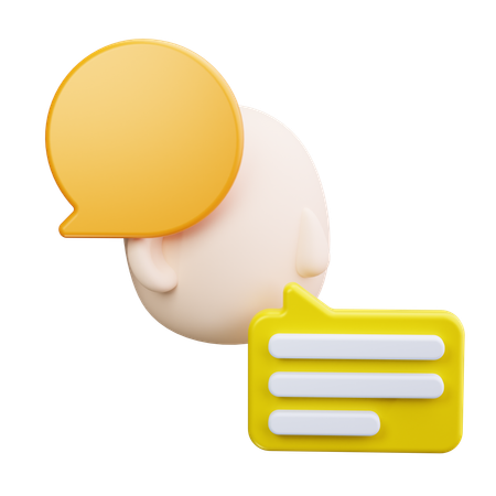 Bater papo  3D Icon