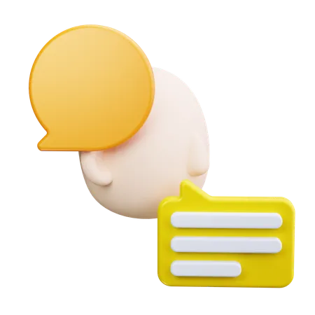 Bater papo  3D Icon