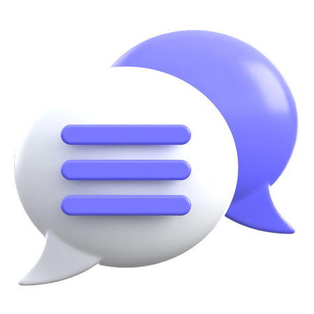 Bater papo  3D Icon