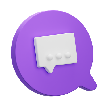 Bater papo  3D Icon