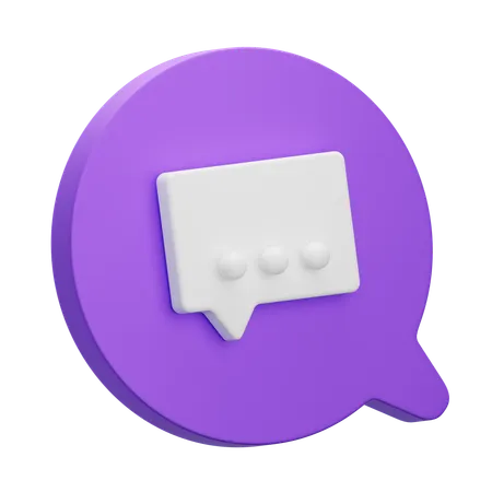 Bater papo  3D Icon