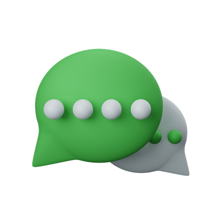 Bater papo  3D Icon