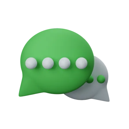 Bater papo  3D Icon