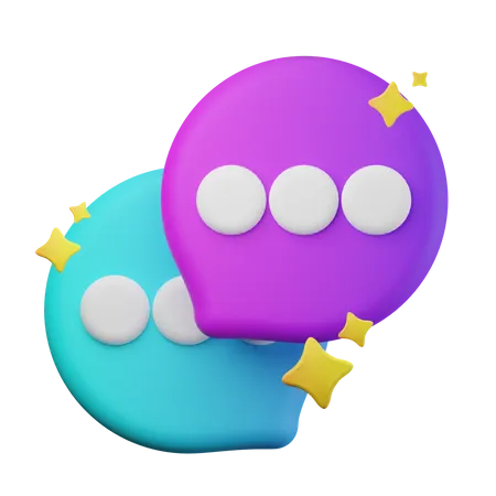 Bater papo  3D Icon