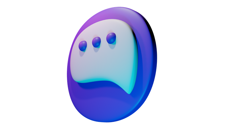 Bater papo  3D Icon