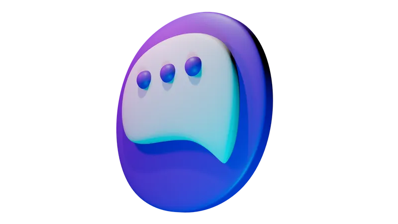 Bater papo  3D Icon